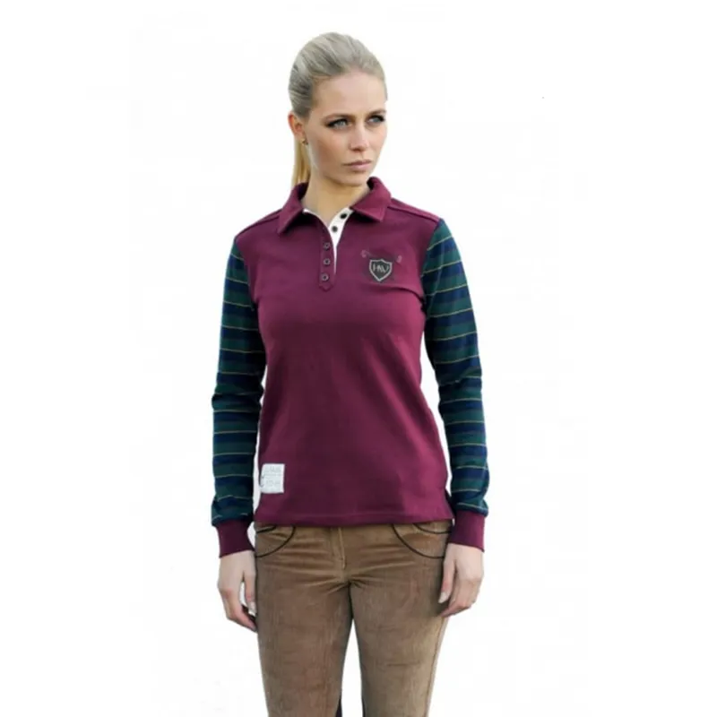 Horseware Lucy Rugby Shirt - Cordovan Wine